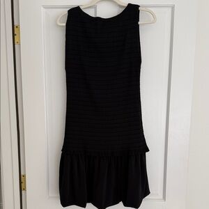 Proenza Schouler Black Textured Mini Dress